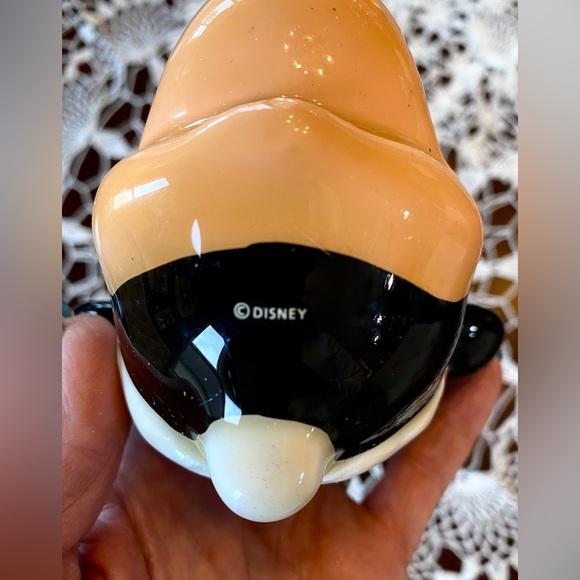 DISNEY VINTAGE MICKEY MOUSE ORNAMENTS 3 Red & Clear Mosaic Mirrored Disco Ball - Picture 5 of 11